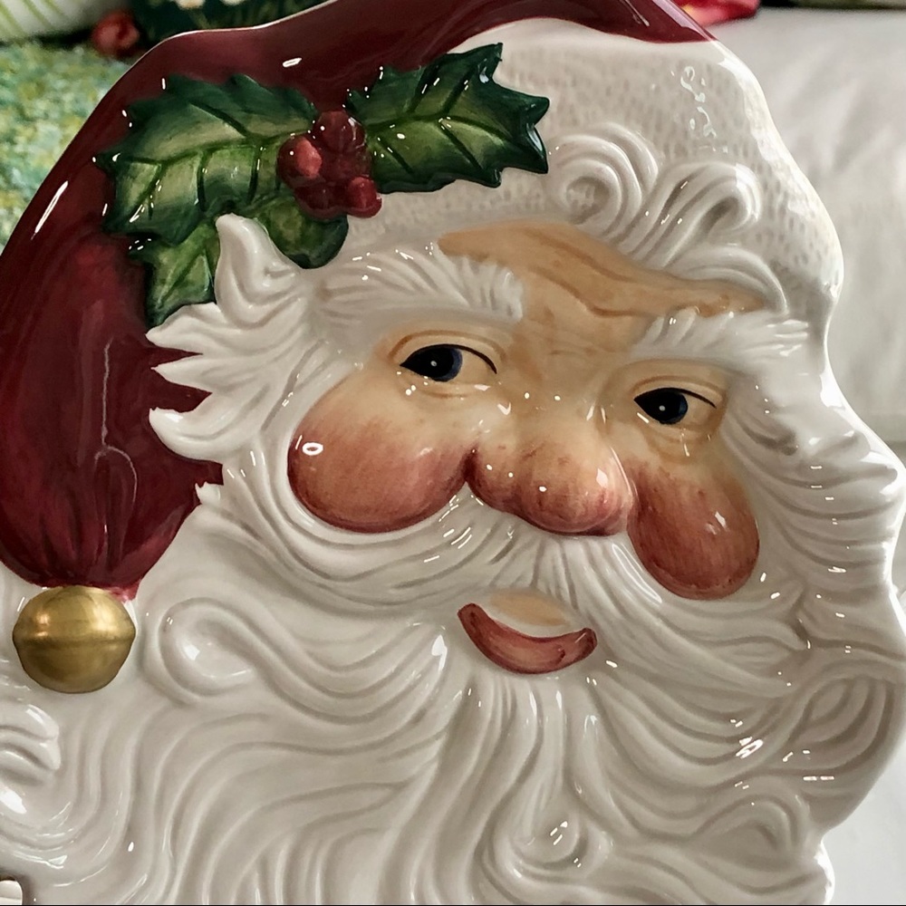 NIB Fitz & Floyd Christmas Santa Tray - Picture 2 of 5